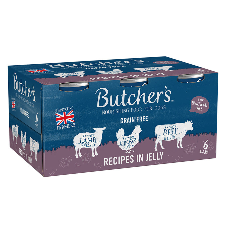 Butchers Grain Free Meaty Recipes In Jelly 6x400g