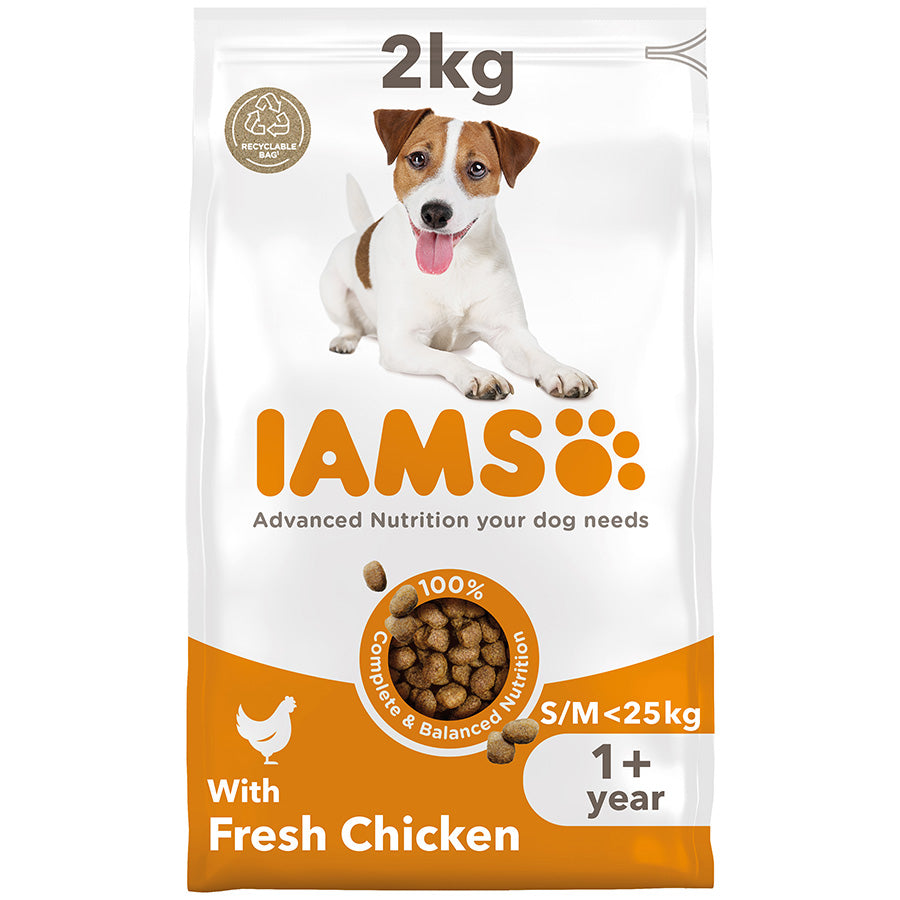 Iams Vitality Adult Small/Med Breed Dog Chicken 2kg