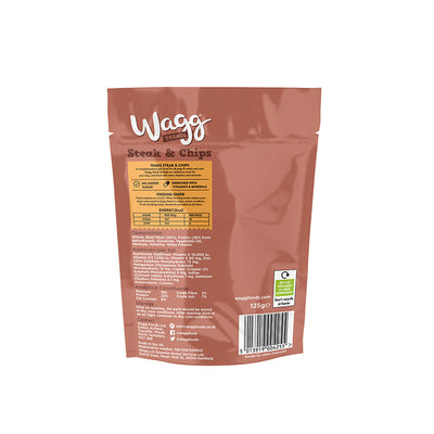 Wagg Steak and Chips Treats 125g