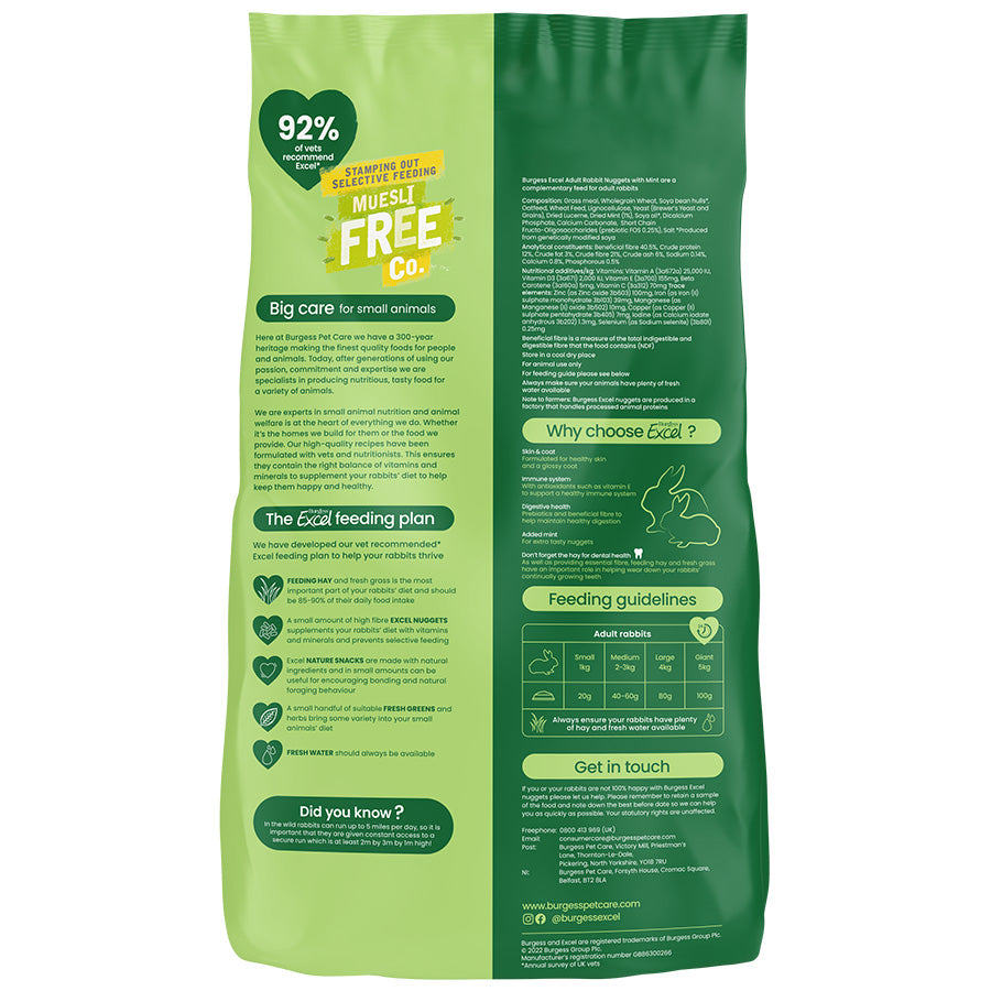 Excel Rabbit Adult 3kg