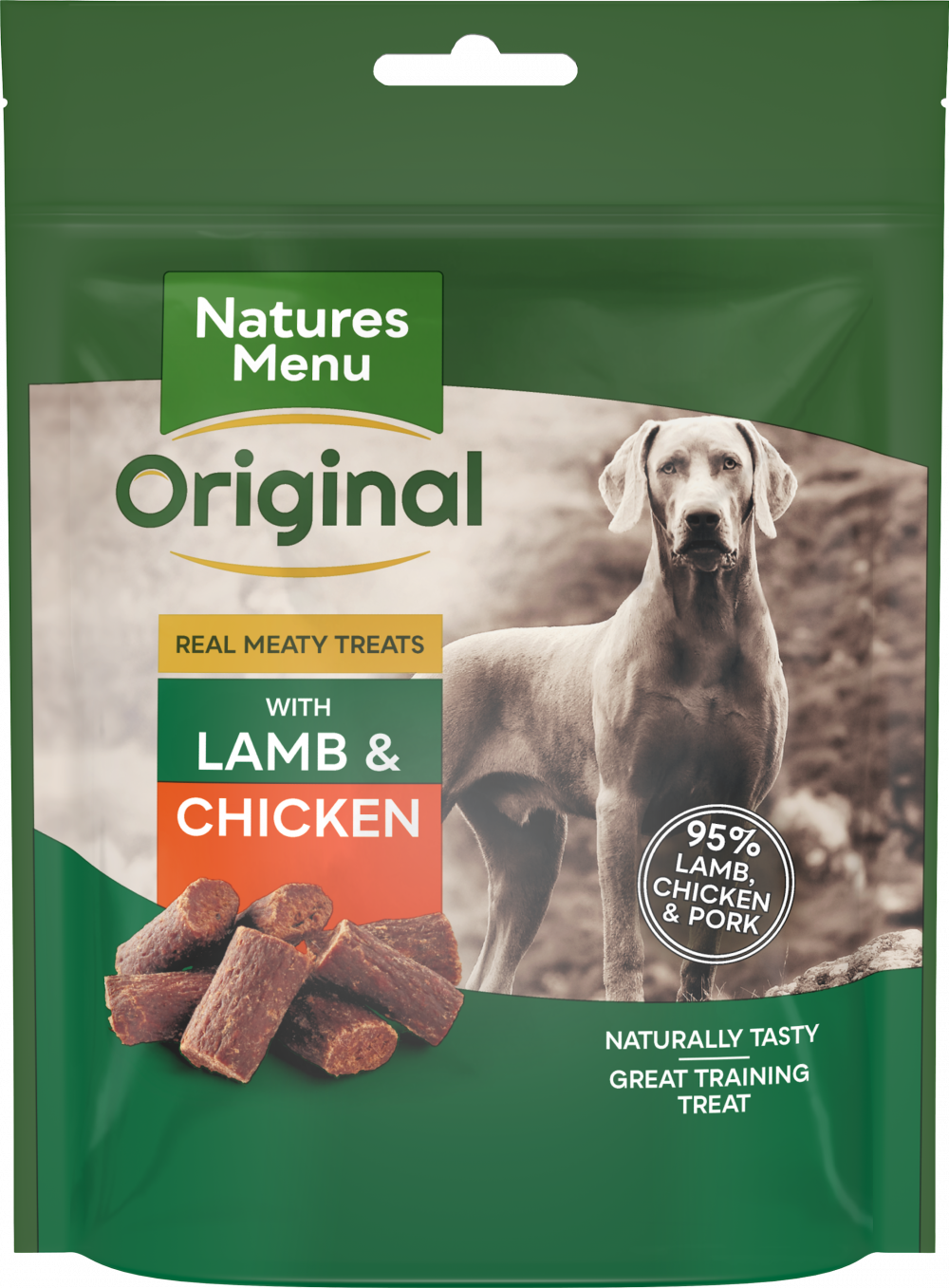 Natures Menu Real Meaty Treats Lamb & Chicken 120g