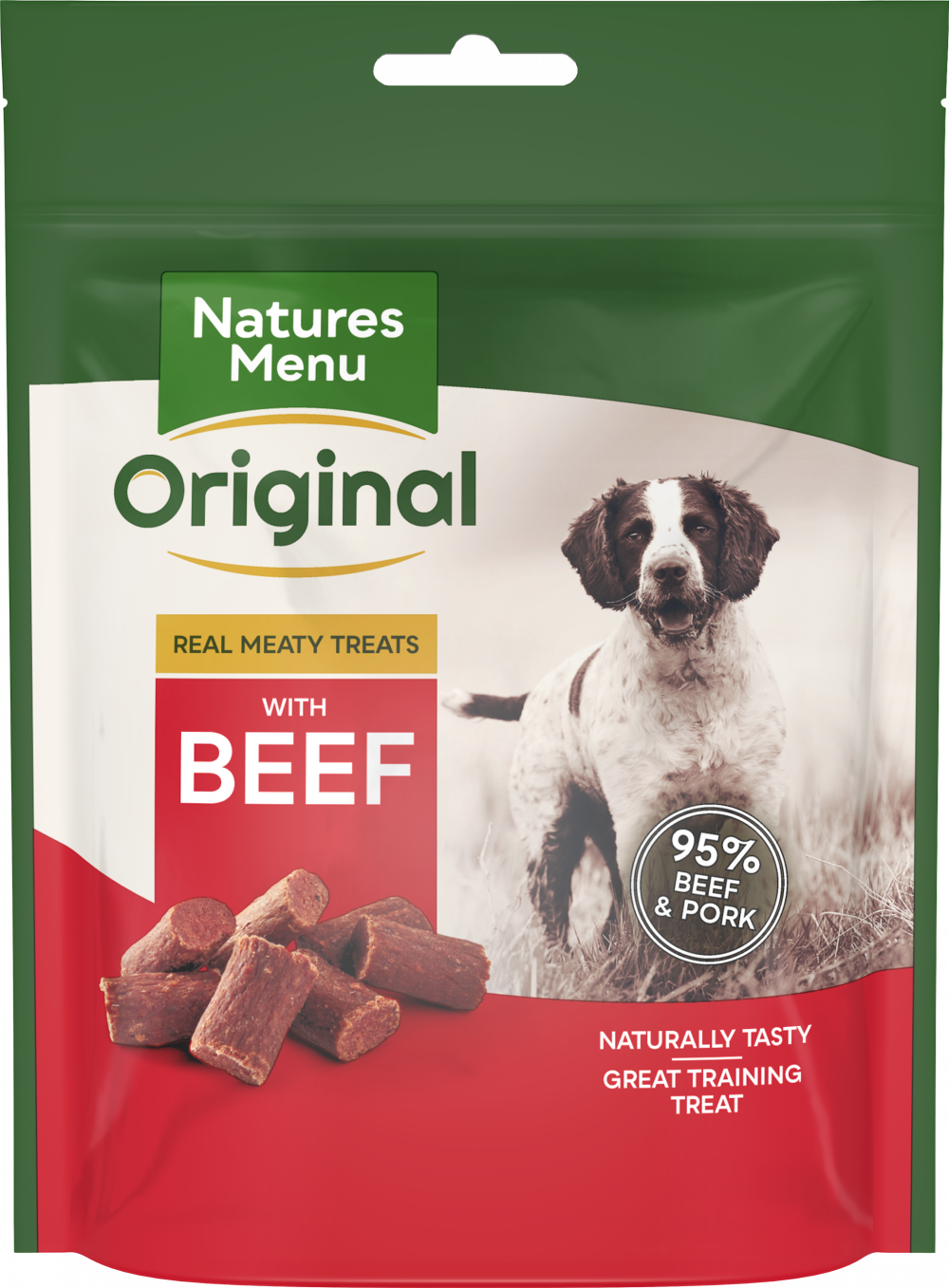 Natures Menu Real Meaty Treats Beef 120g