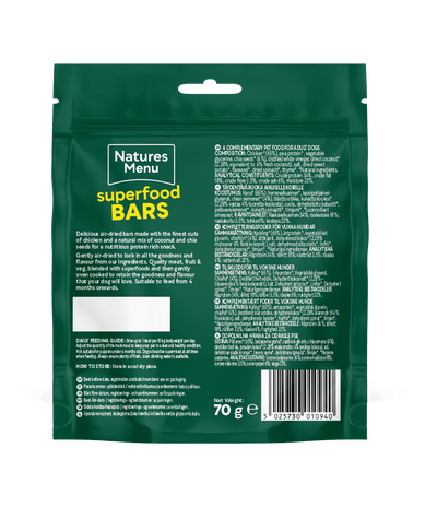 Country Hunter Superfood Bars Chicken Coconut & Chia Seeds 70g