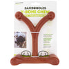 Bamboodles Y-Bone Chew Toy Large Bacon