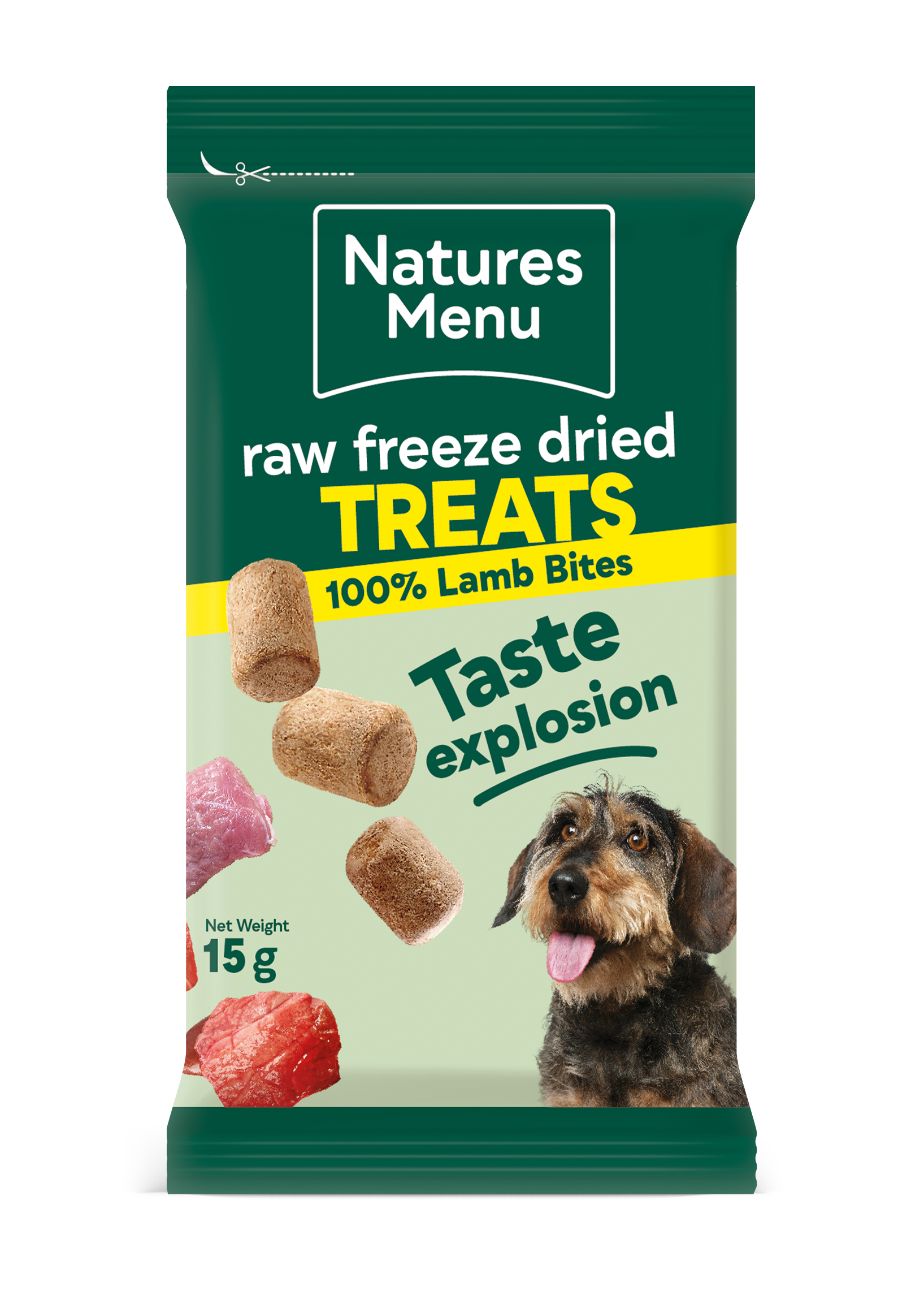 Natures Menu Freeze Dried Lamb Meat Bites 15g