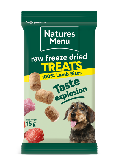 Natures Menu Freeze Dried Lamb Meat Bites 15g