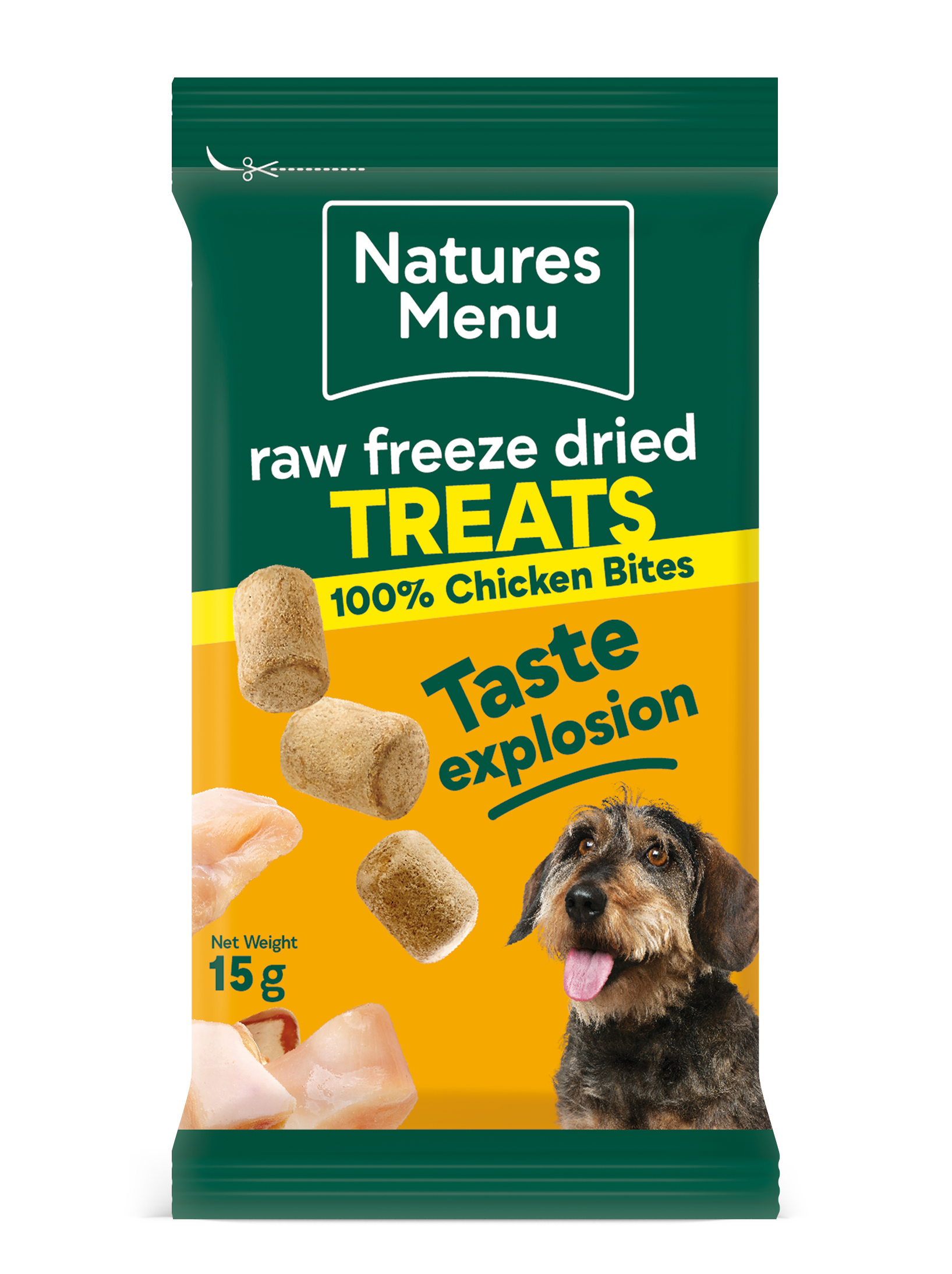 Natures Menu Freeze Dried Chicken Meat Bites 15g