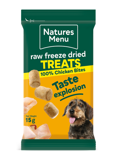 Natures Menu Freeze Dried Chicken Meat Bites 15g
