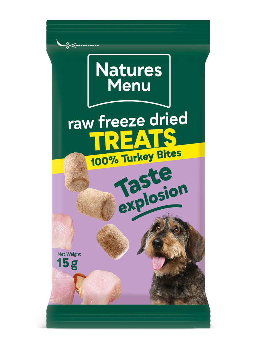 Natures Menu Freeze Dried Turkey Meat Bites 15g