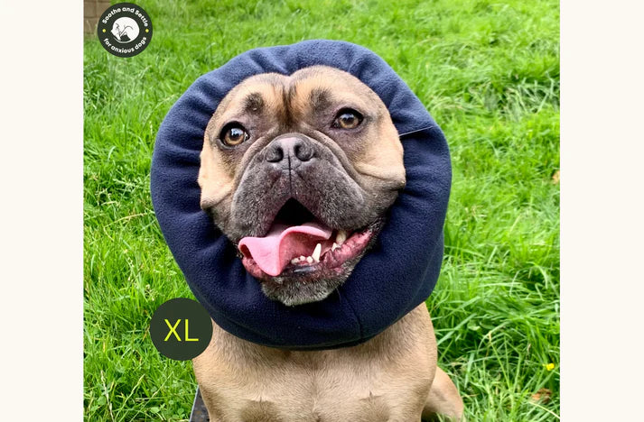 Sooth &  Settle Hush Muff Navy Blue Small