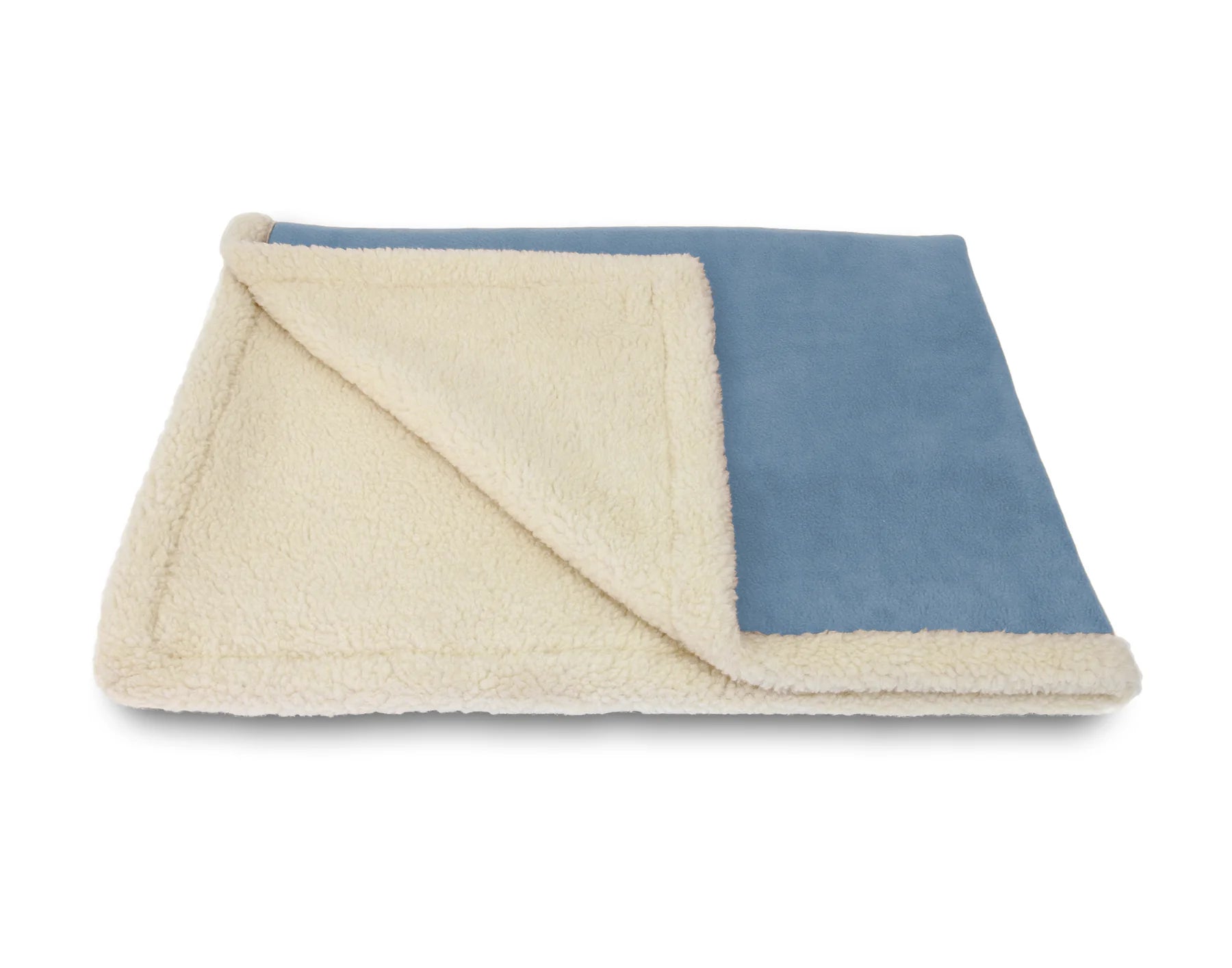 Sherpa Pet Blanket Denim Blue Large
