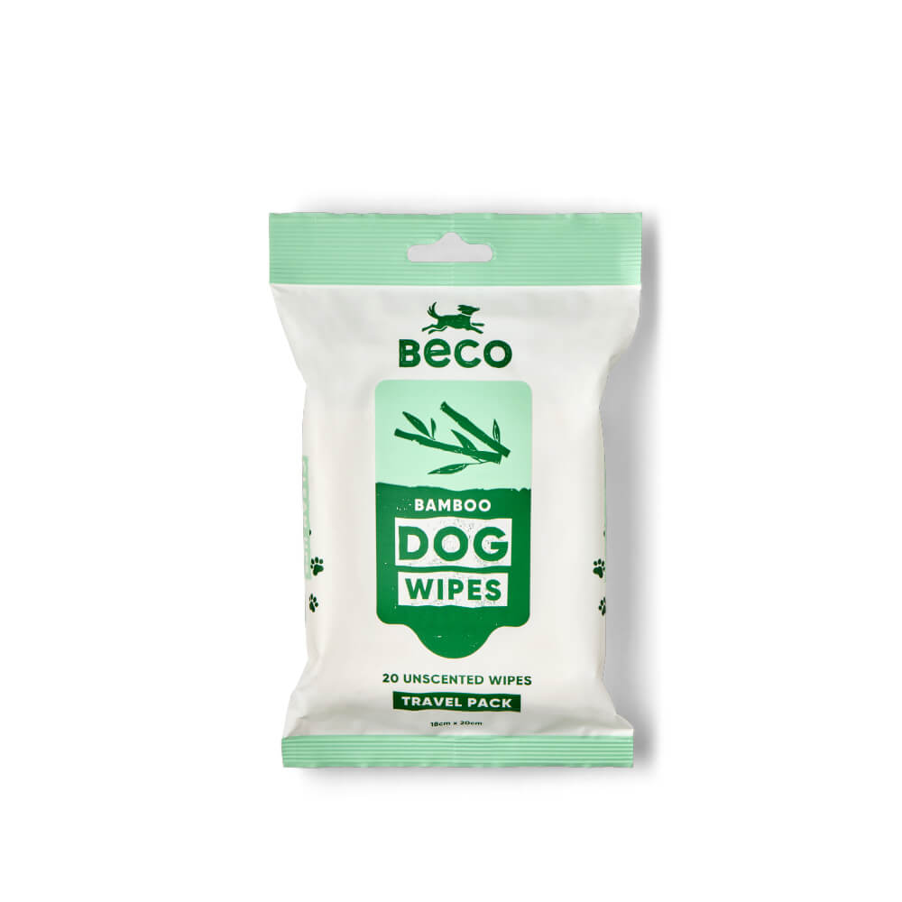 Beco Bamboo Travel Wipes Unscented pk20