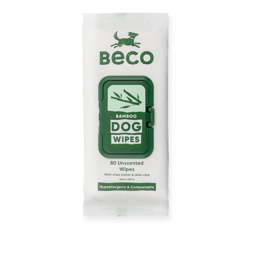 Beco Bamboo Travel Wipes Unscented 80pk