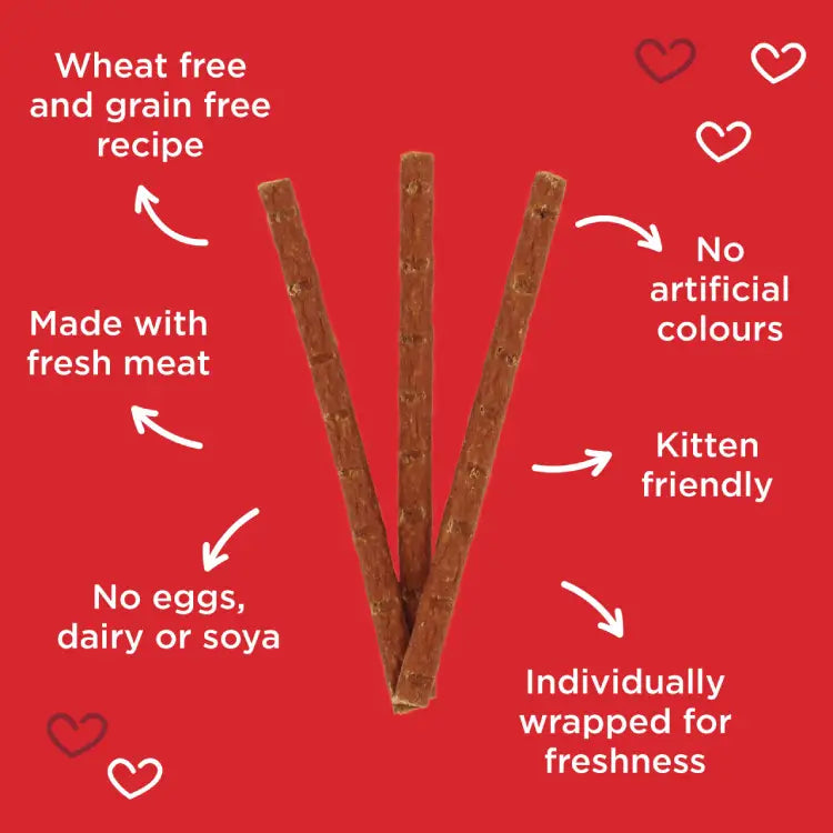 Webbox Cats Delight Tasty Cat Beef & Rabbit 6 Stick