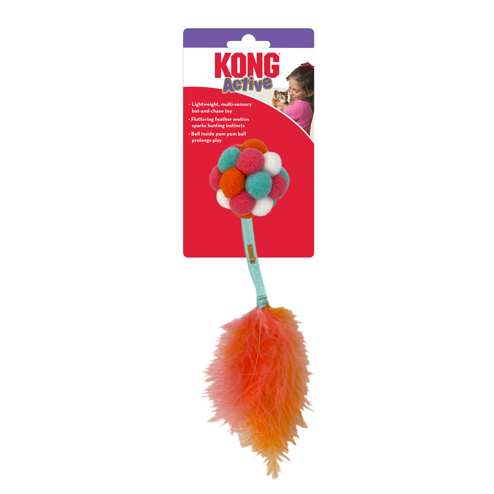 Kong Cat Active Bubble Ball Assorted