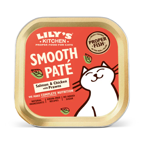 Lily's Kitchen Smooth Salmon & Chicken With Prawns Cat Pate 85g