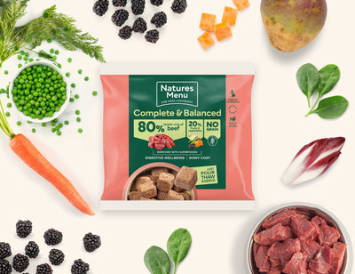 Natures Menu Raw Meal Nuggets 80/20 Beef 1kg