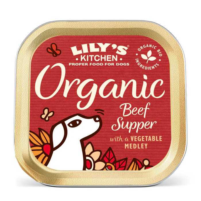 Lily's Kitchen Organic Beef Supper For Dogs 150g