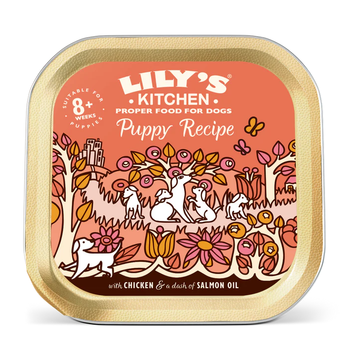 Lily's Kitchen Trays Chicken Dinner Puppy 150g