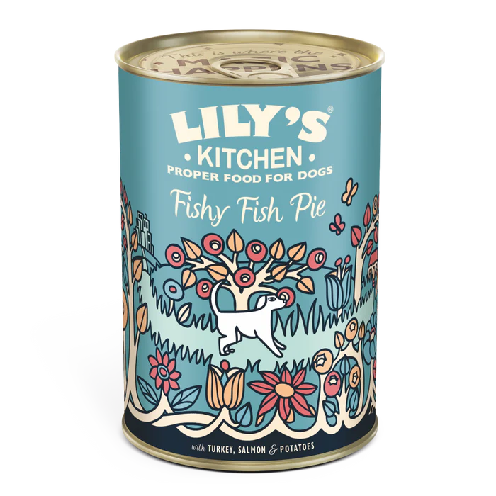 Lily's Kitchen Tins Fishy Fish Pie with Peas Dog 400g