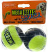 Mega Balls 2.5" With Squeaker 2pk