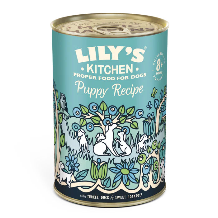 Lily's Kitchen Puppy Recipe With Turkey, Duck And Kale 400g