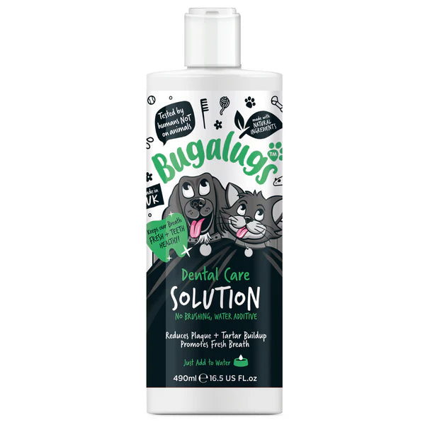 Bugalugs Dental Care Water Additive Dog & Cat Care 490ml