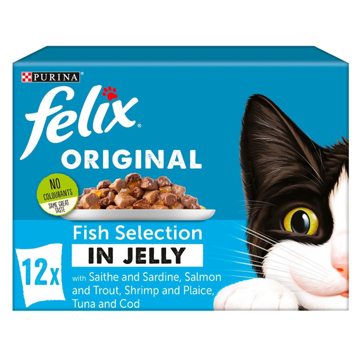 Felix Cat Pouch Fish Multipack 12x100g