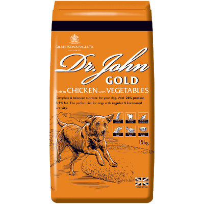 Dr Johns Gold Chicken with Vegetables 15kg