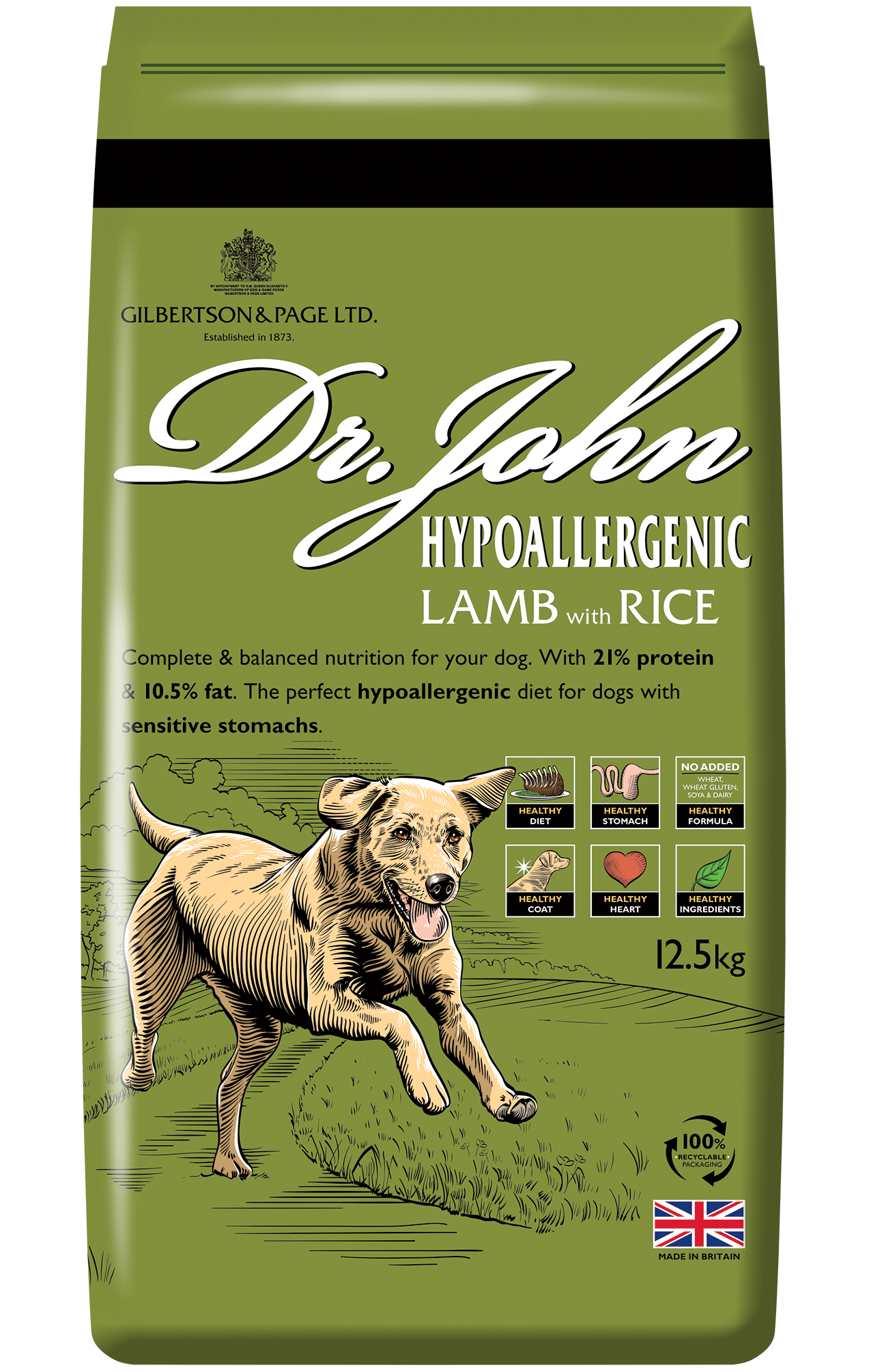 Dr John Hypoallergenic Lamb With Rice 12.5kg