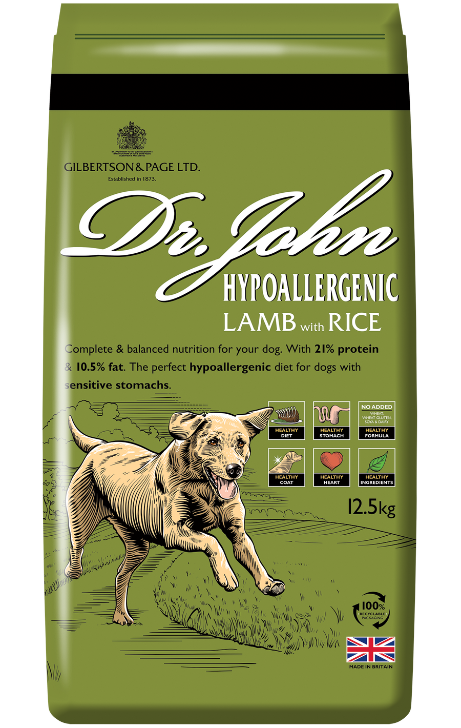 Dr John Hypoallergenic Lamb With Rice 12.5kg