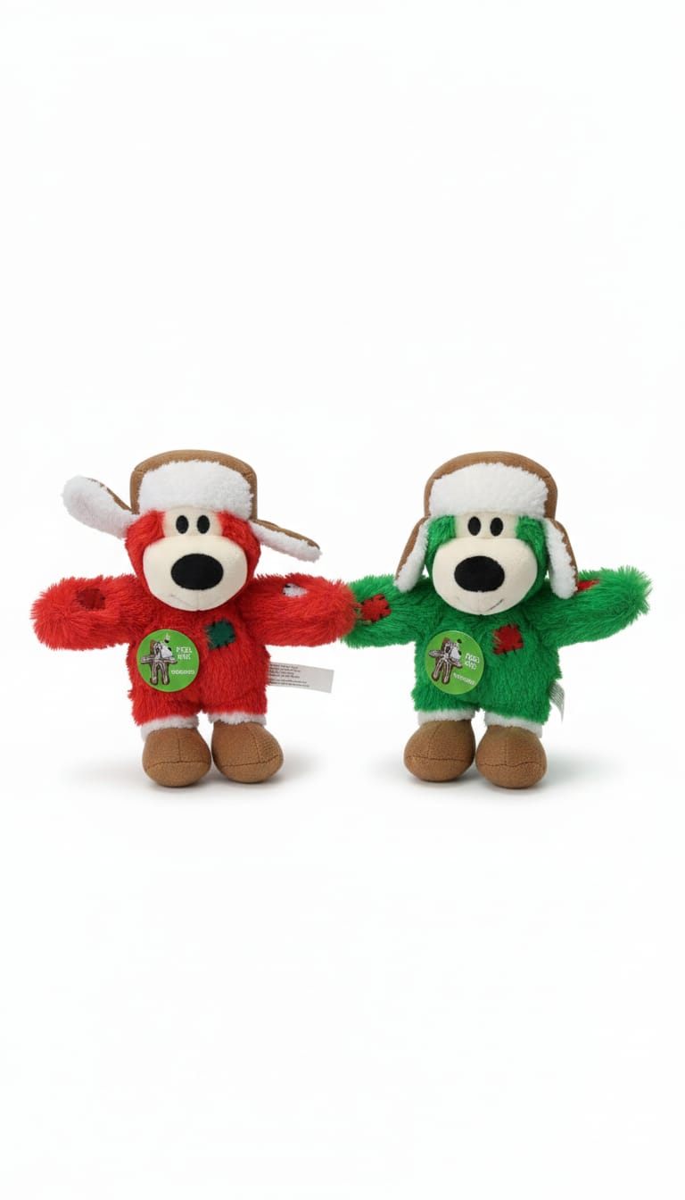 KONG Holiday Wild Knots Bear Assorted S/M