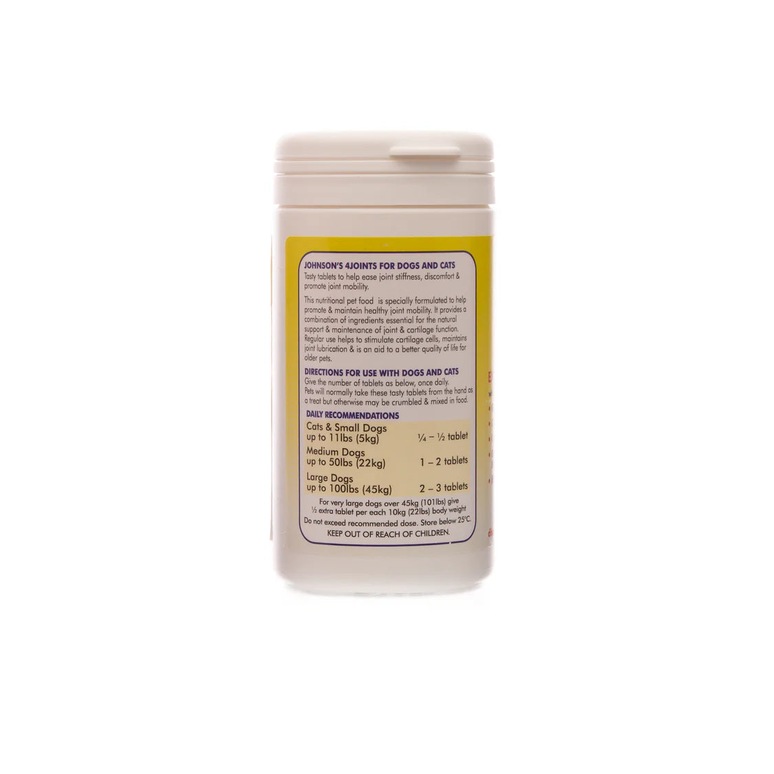 JVP Four Joints Tablets For Dog And Cat 30 Tabs