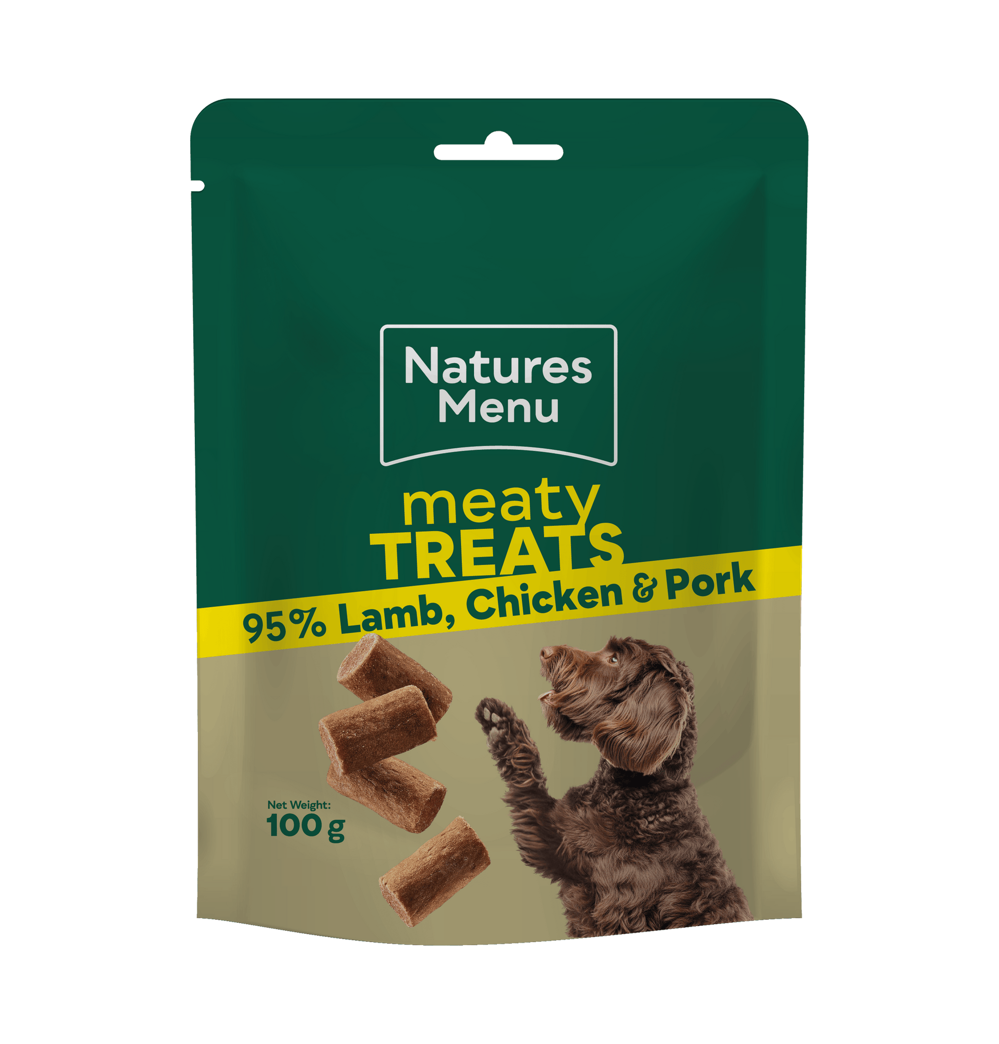 Nature's Menu Meaty Treats Chicken & Lamb 100g