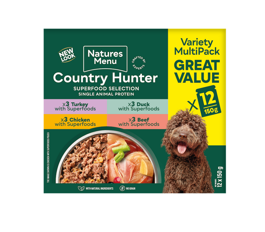 Country Hunter Adult Pouches Superfood Selection 12x150g