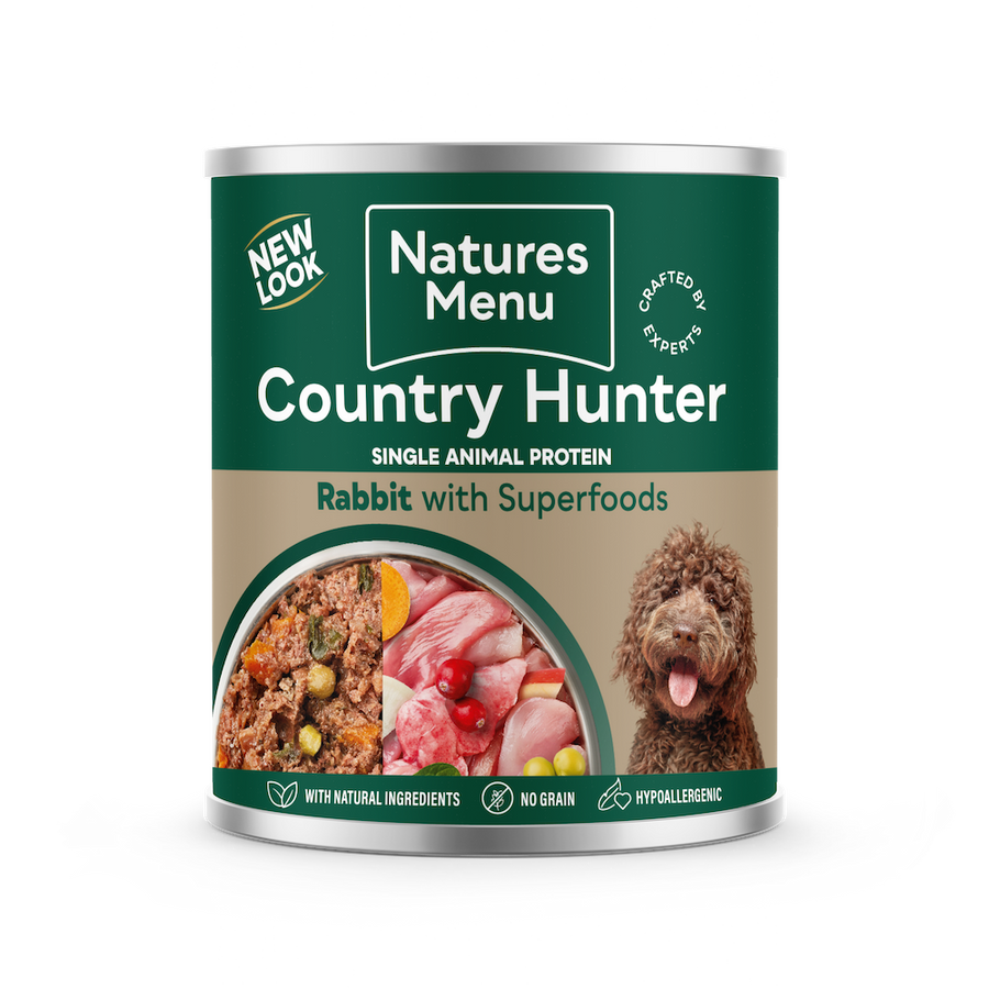 Natures Menu Country Hunter Tins Rabbit 600g