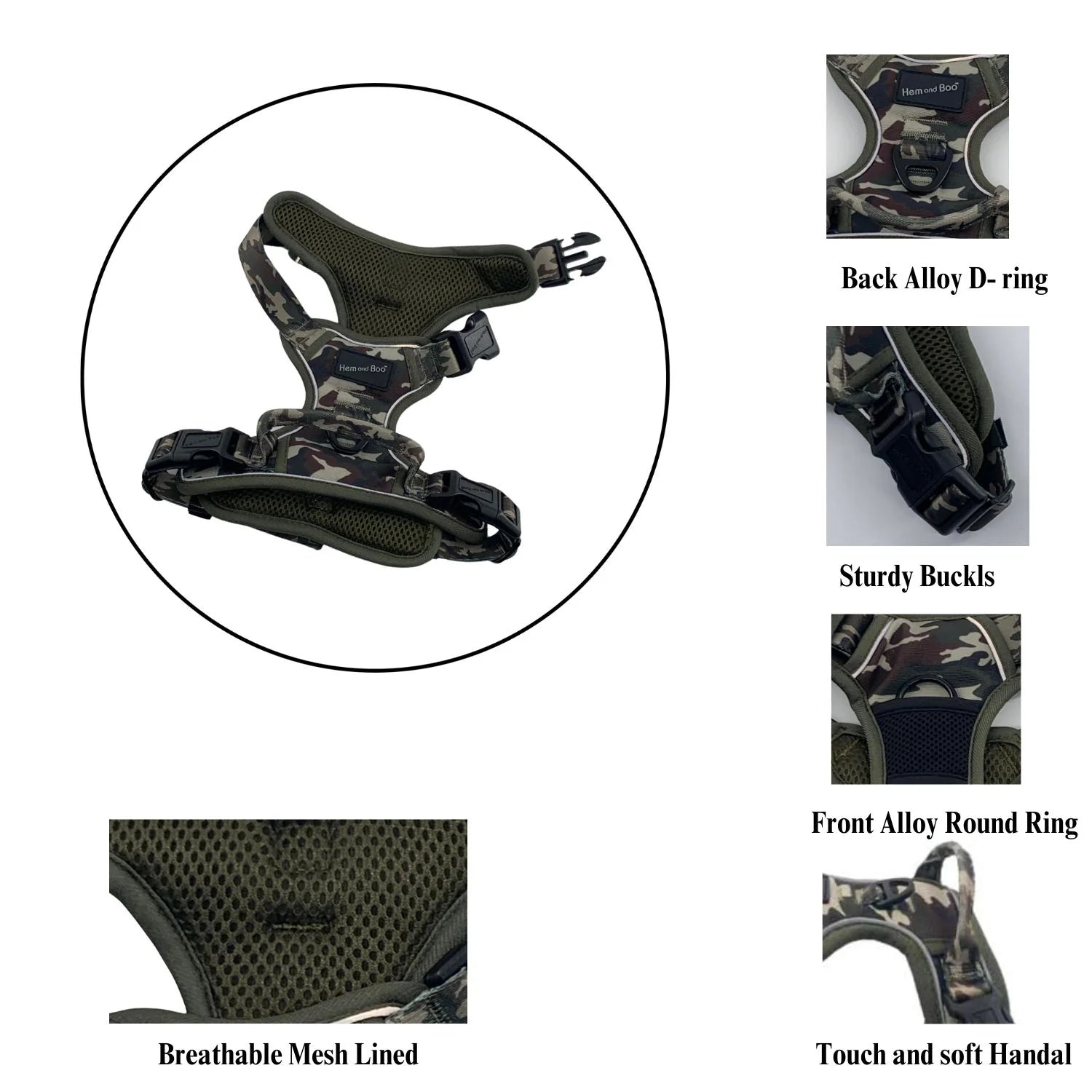 Hemmo Sports Harness Camo