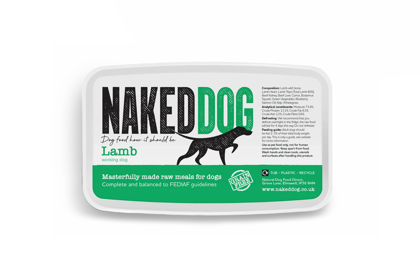 Naked Dog Lamb 2x500g