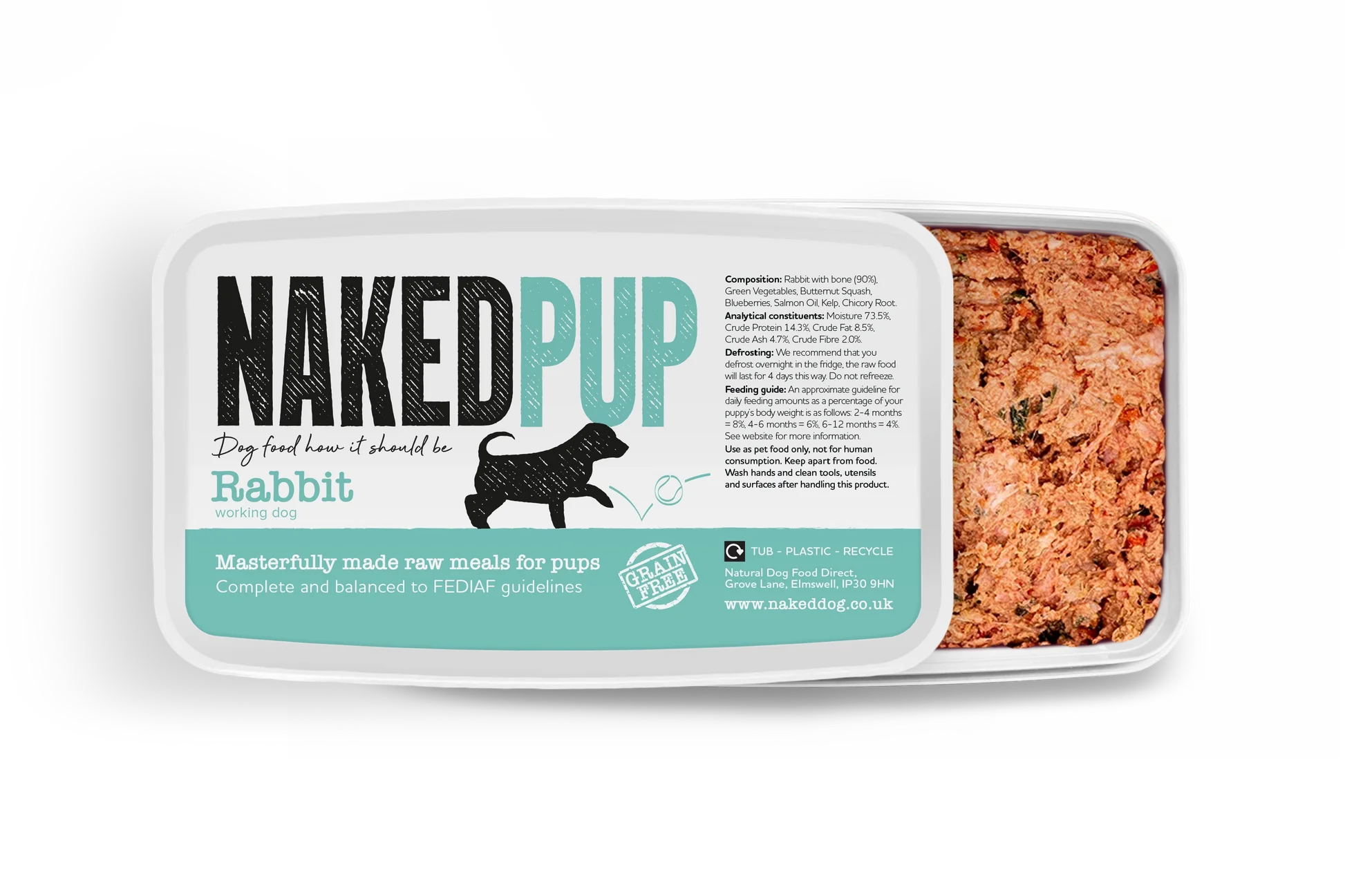 Naked Pup Rabbit 2x500g