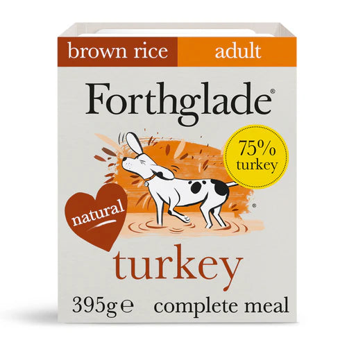 Forthglade Complete Adult Turkey & Brown Rice 395g 395g