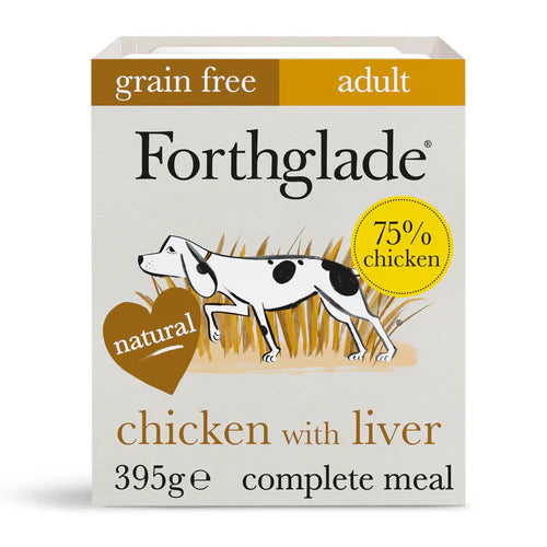 Forthglade Complete Grain Free Adult Chicken With Liver And Sweet Potato 395g