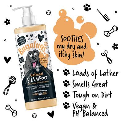 Bugalugs Oatmeal & Aloe Shampoo 250ml