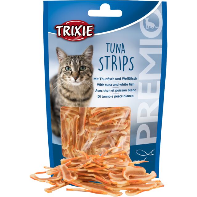 Premio Tuna Strips with White Fish 20g