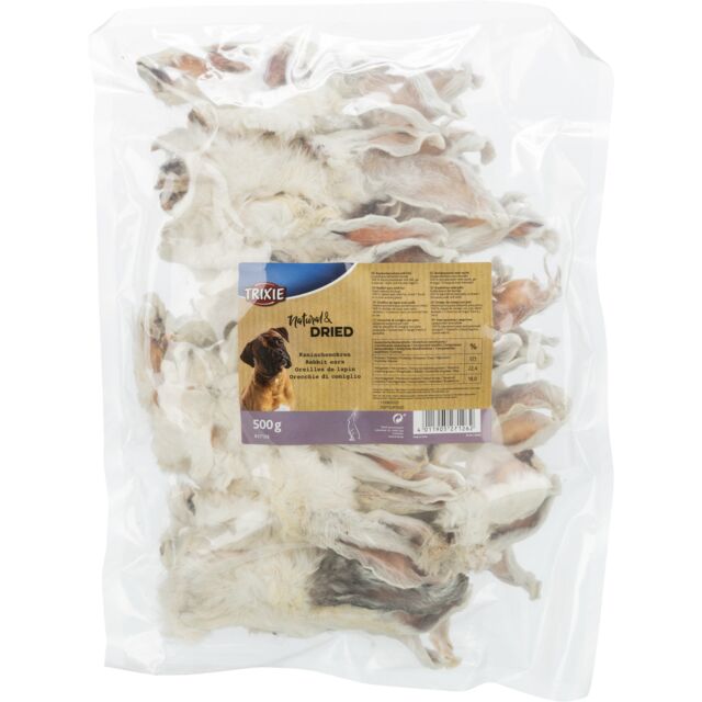 Dried Rabbit Ears With Fur 500g