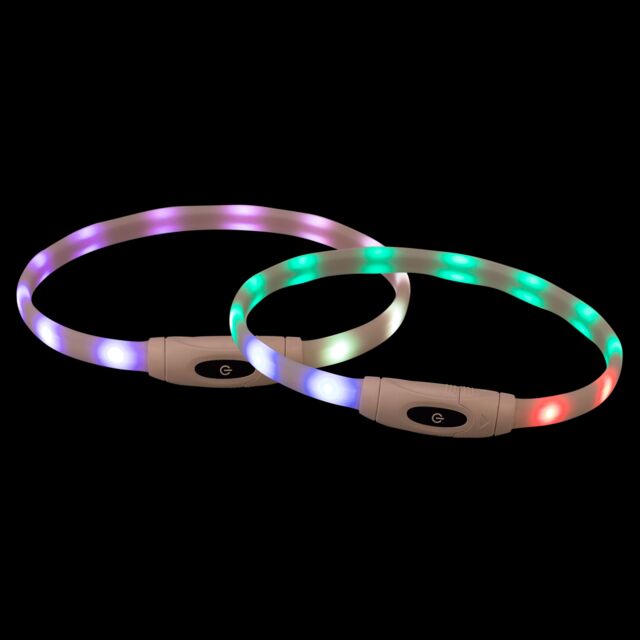 Trixie Flash Light Ring USB Multi-colour XS-XL 65cm
