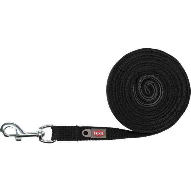 Tracking Lead Flat Strap M-L 15m 20mm Black