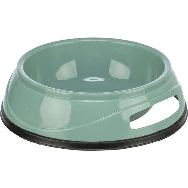 Trixie Plastic Bowl Rubber Base 1.5L 20cm