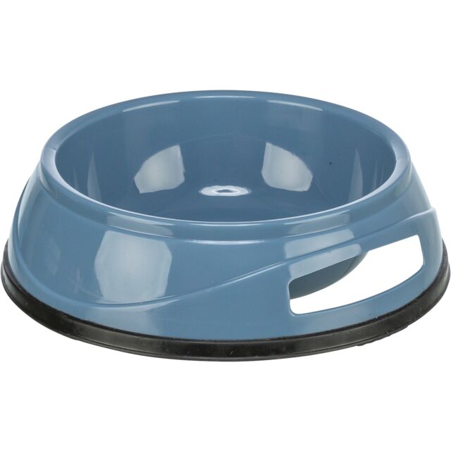 Trixie Plastic Bowl Rubber Base 0.75L 16cm
