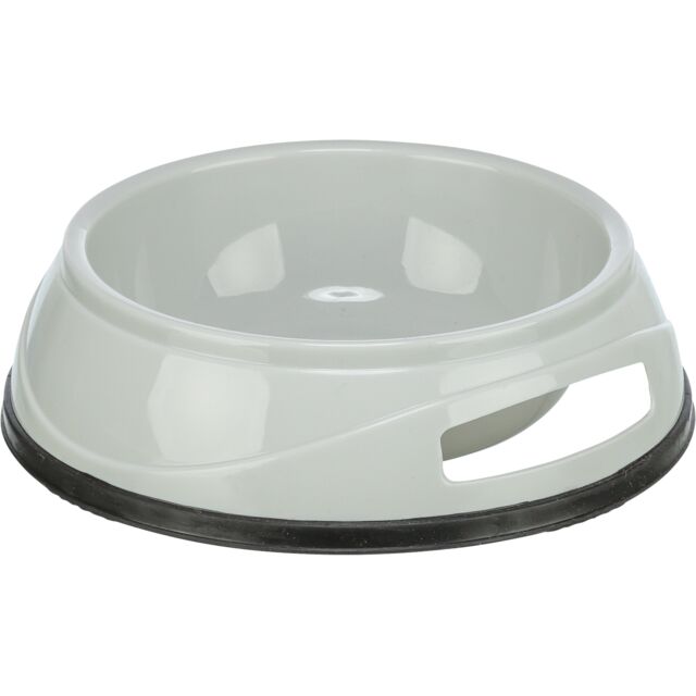Trixie Plastic Bowl Rubber Base 0.5L 14cm