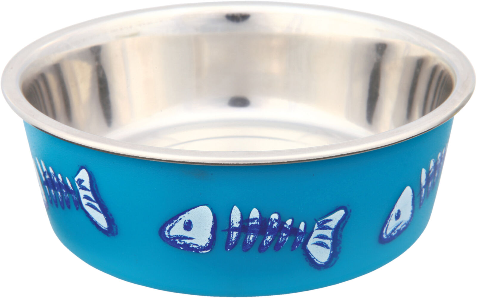 Trixie Stainless Steel Plastic Coated Cat Bowl 0.25L/12cm